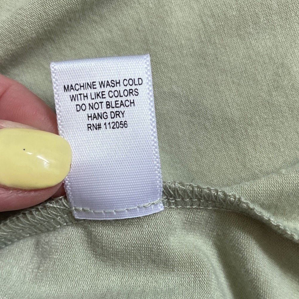 Zenana Womens Light Sage Green Pleated Scoop Neck Cami Tank Top RT-1867AB Large - Picture 7 of 11